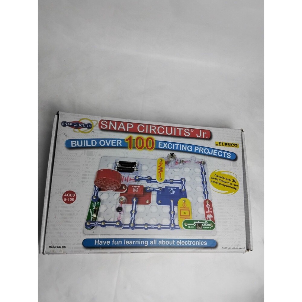 SNAP CIRCUITS JR.   By ELENCO  (Missing fan)  Model SC-100  (2012)